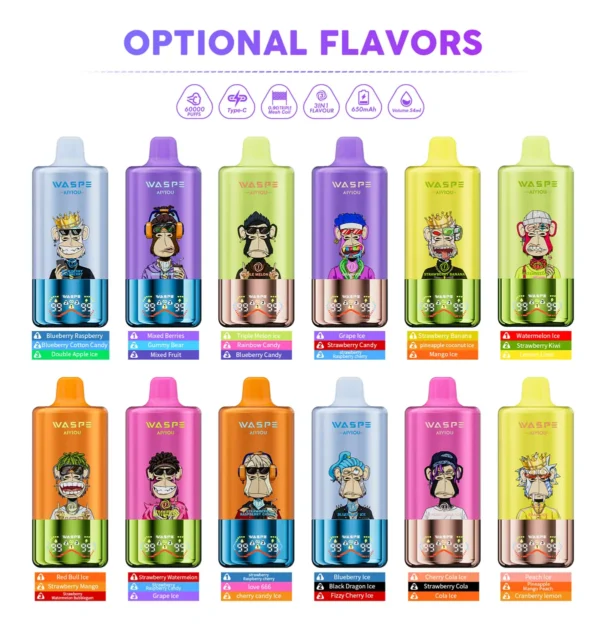 Waspe Aiviou 3in1 60000 Puffs Disposable Vape
